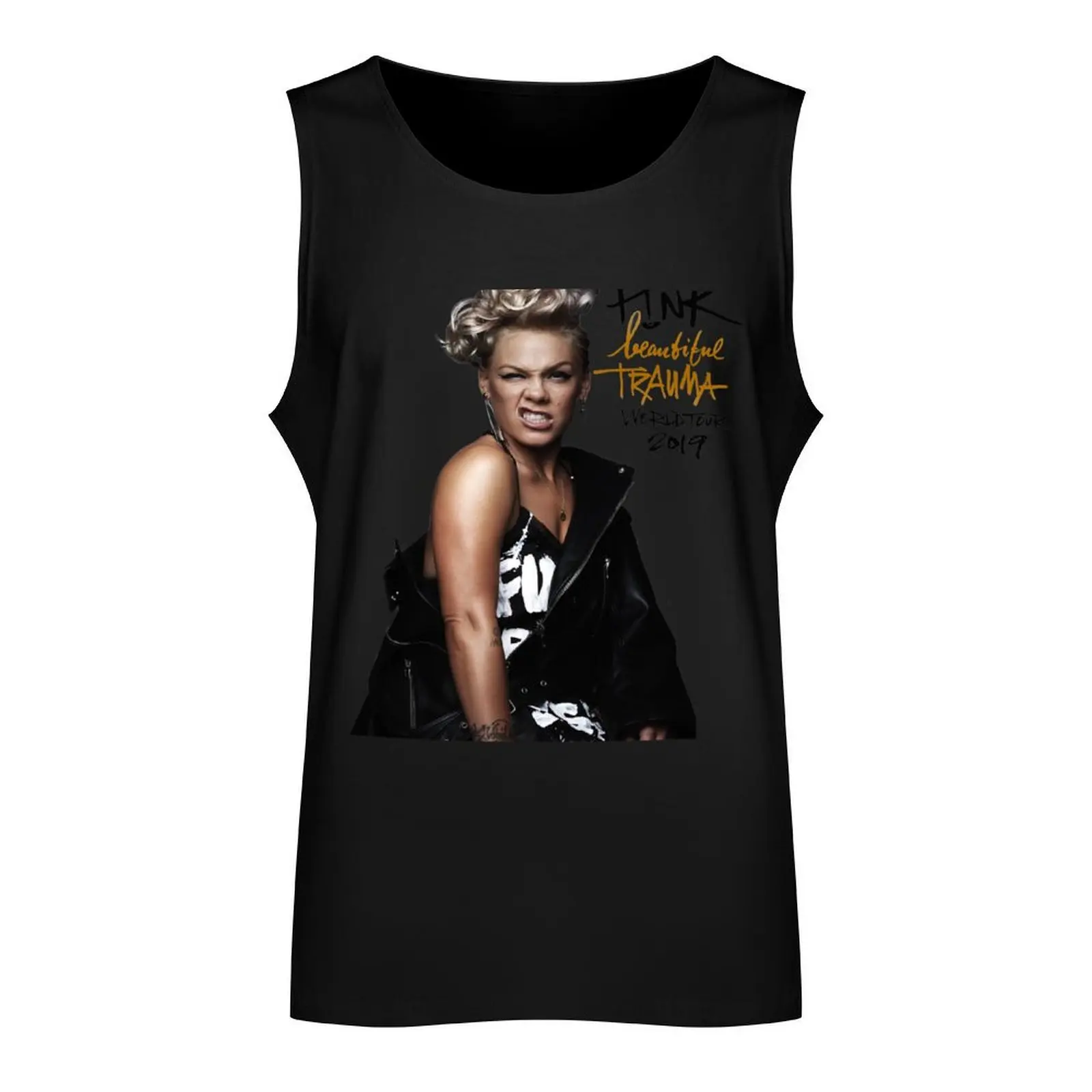 walk me home trauma world pink beautiful trauma tour final 2019 Tank Top gym accessories man Men's sports t-shirt