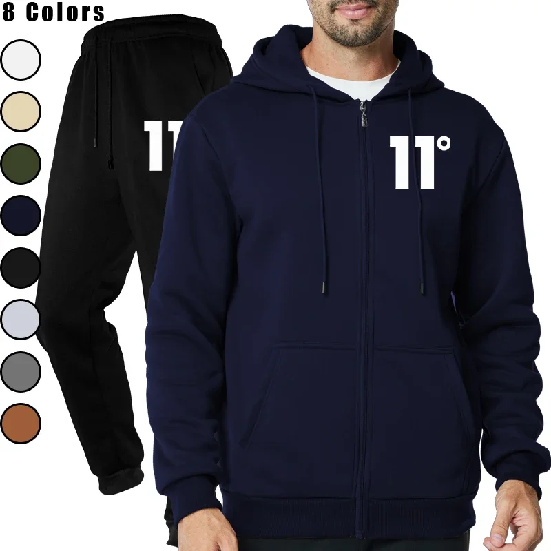 

Men's Sports Luxury Outdoor Fitness Jogging Zipper Fashion Casual Hoodie and Pants Set Clothing