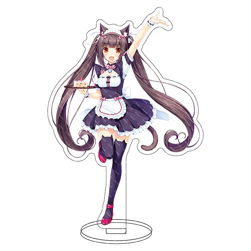 16CM Anime-Spielfigur NEKOPARA Chocola Vanilla Maple Cinnamon Azuki Coconut Minazuki Shigure Cos Acryl-Ständer Ornamente Geschenke – Detail 1