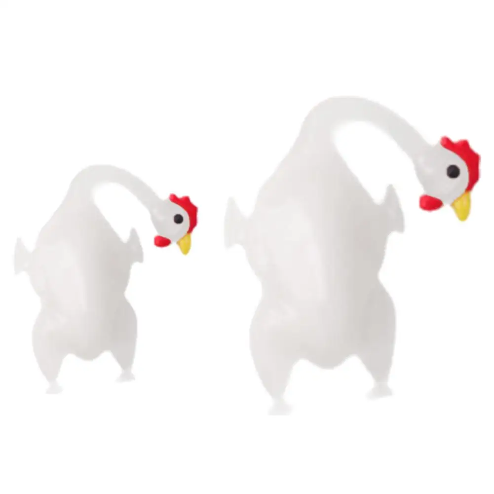 يتأرجح الدجاج سيارة زخرفة سيارة سحر قلادة الأشعة فوق البنفسجية استشعار درجة الحرارة تغيير اللون Diy بها بنفسك زخرفة اكسسوارات السيارات #4