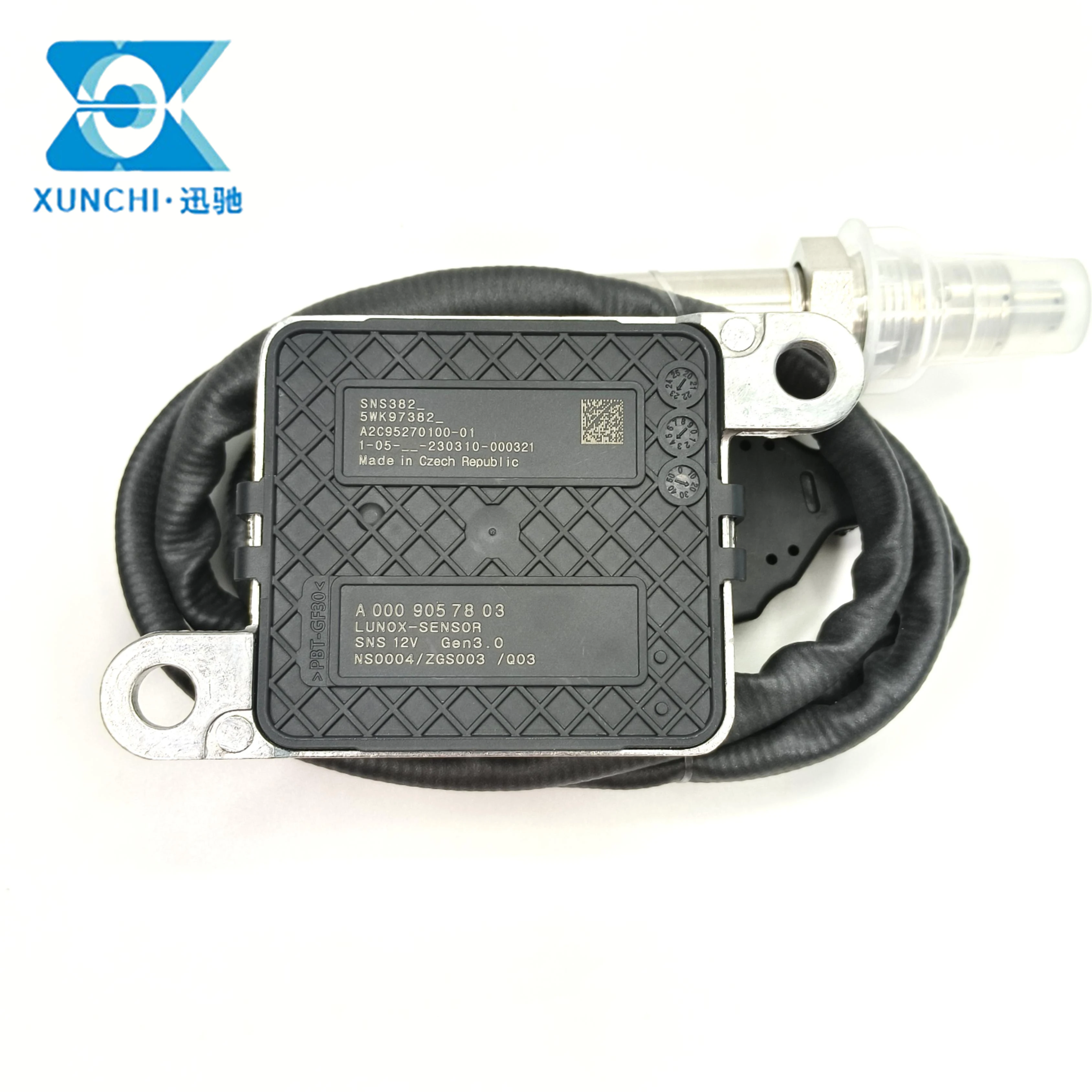 5WK9 7382 Nitrogen Oxide Sensor A0009057803 NOx Sensor 12V for Mercedes-Benz After Market 5WK97382