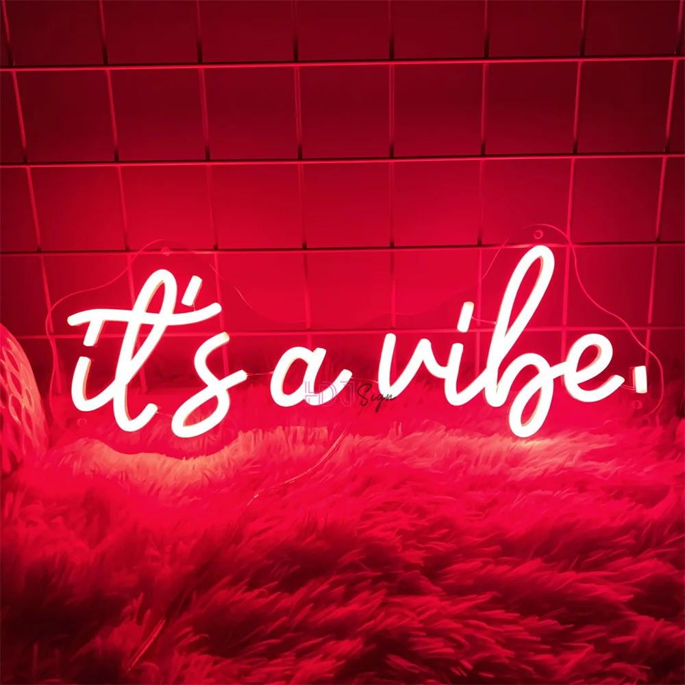 

It Was A Vibe Neon Led Sign Home Bedroom Party Wall Decor Neon Night Lights Signs Coffee Shop Decoration None Lamps