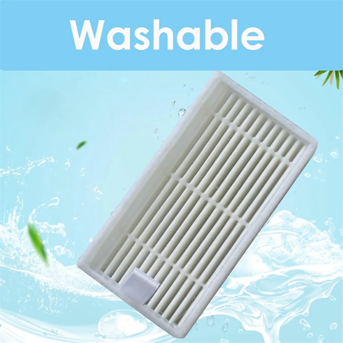 Replacement Parts for VCR04W Robot Vacuum Cleaner Accessories Washable Side Brush Hepa Filter Mop Cloth