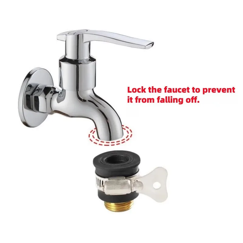 النحاس ارتفاع ضغط غسيل السيارات موصل تدفق المياه اقتران الحلمة 4/6 نقاط غسالة صنبور العالمي خرطوم اكسسوارات غسيل السيارات #5