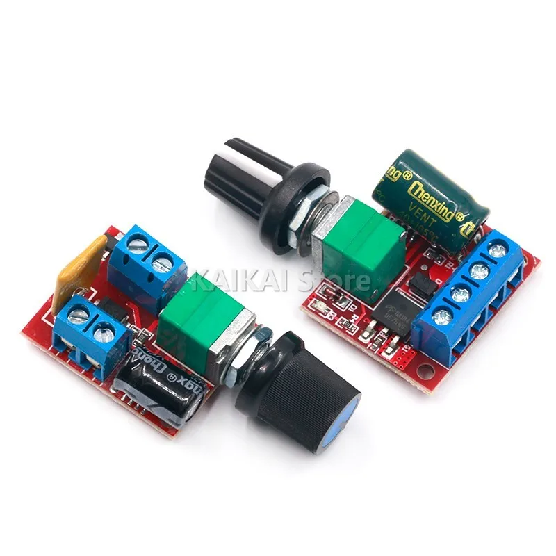 Mini DC-DC 4.5V-35V 5A 90W PWM DC Motor Speed Controller Module Speed Regulator Control Adjust Board Switch 12V 24V PN35