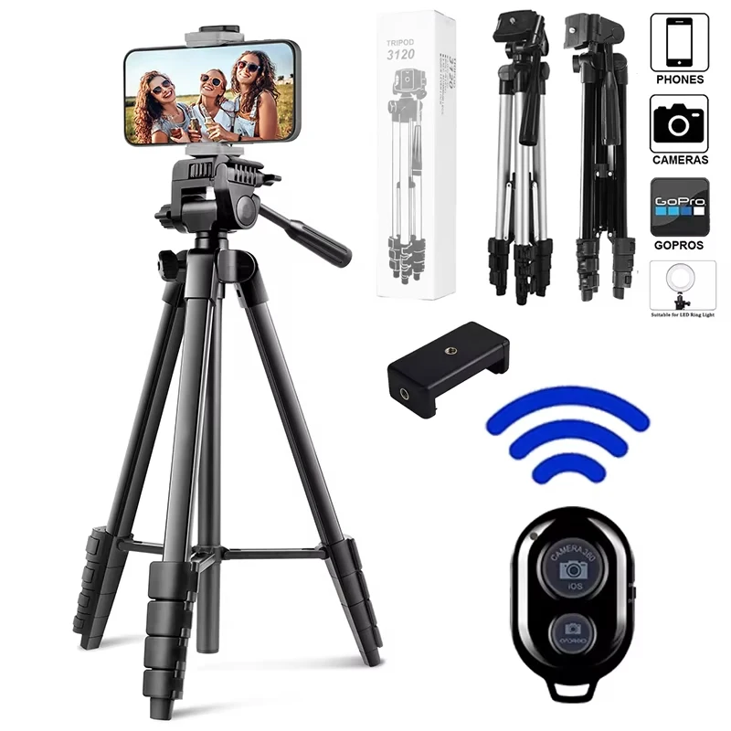 DSLR Tripod Cellphone Tripods For Phone Tripod For Mobile Tripie For Cell Phone Portable Stand Holder Selfie Picture With Gift