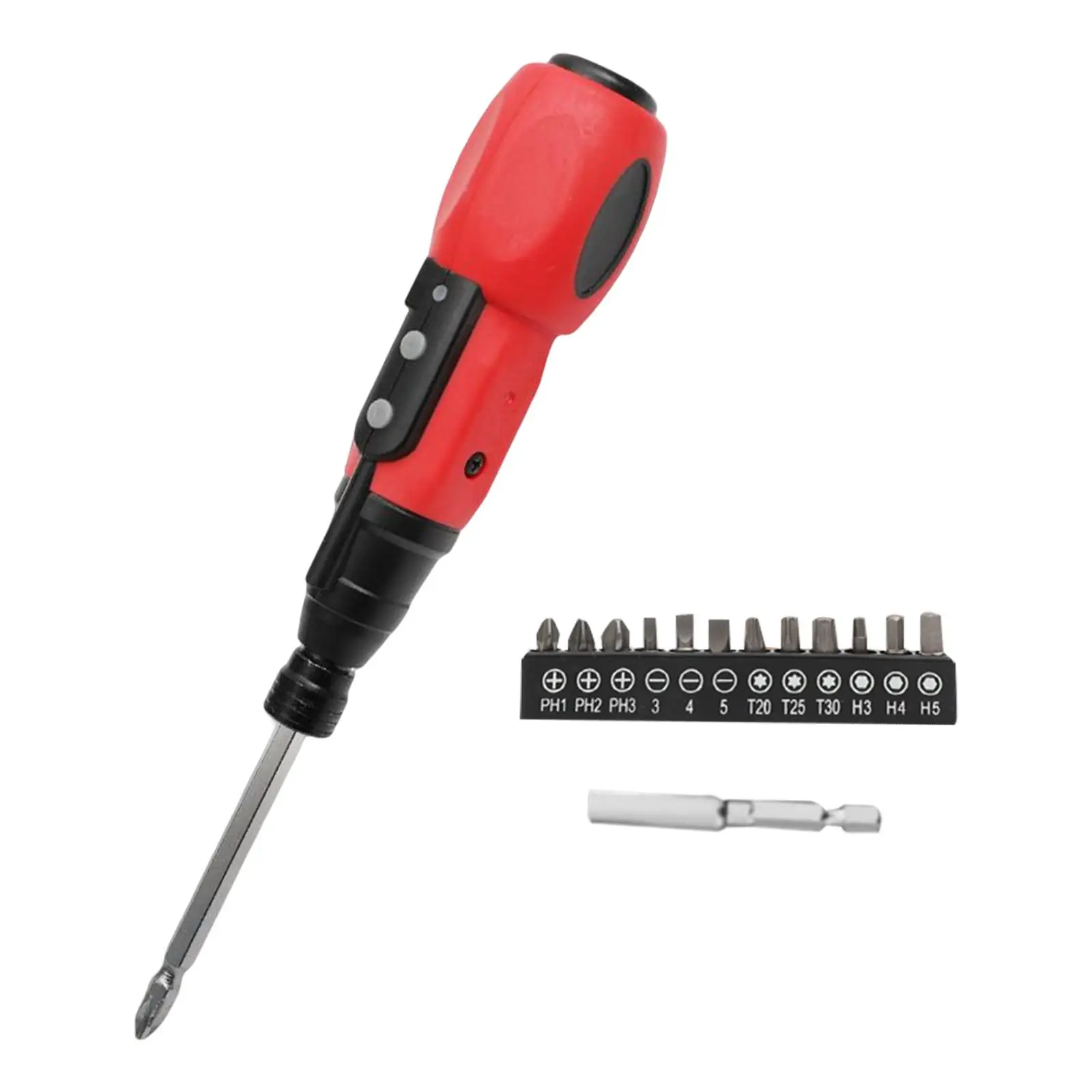 Cordless Electric Screwdriver 2 in 1 Power Tool with LED Illumination and Reversible Motor for Furniture Assembly and Precision