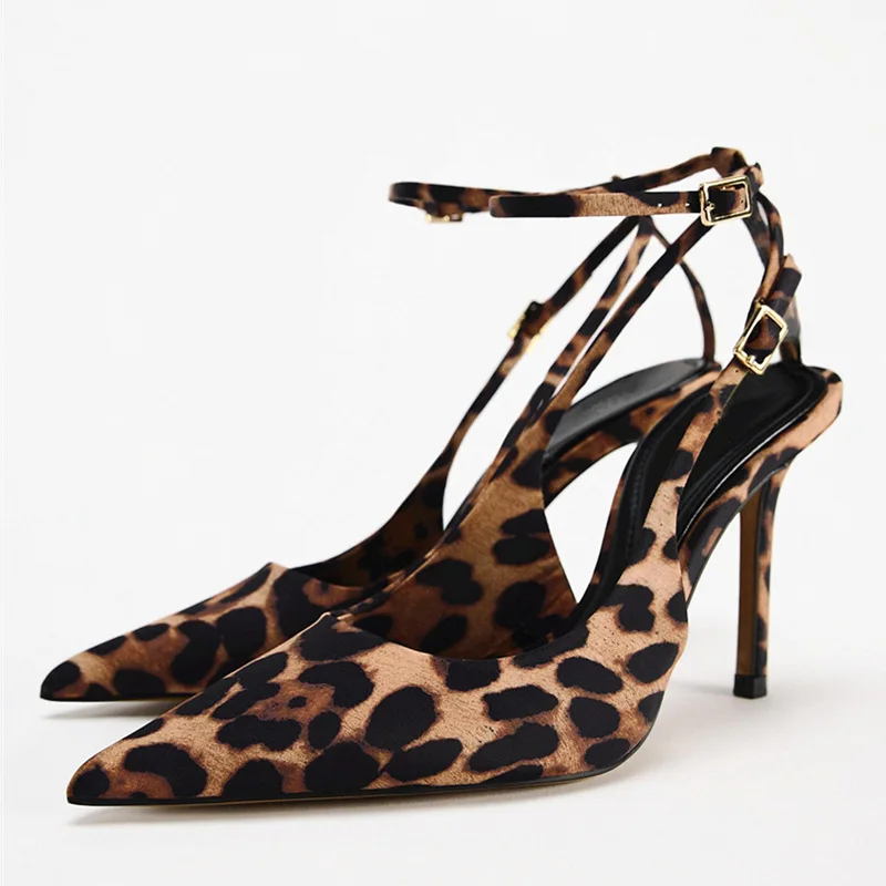 2026 New Women's Sandal Pointy High Heels After Spring/summer Empty Head Muller Shoes Stiletto Sandals Sexy Party Women Shoes