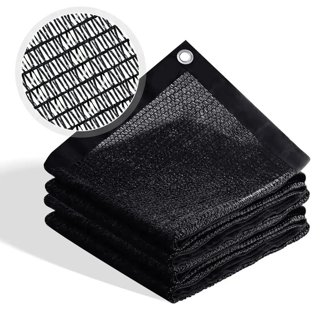 

Customizable 6x12ft Black Outdoor Shade Net with Reinforced Grommets for Patios, Pergolas, and Greenhouses