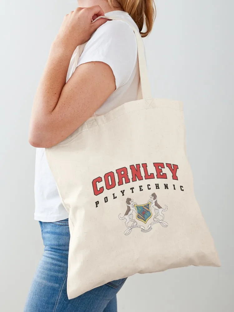 Cornley Polytechnic RED Tote Bag bags woman 2025 hand bags tote bag men's tote bag canvas