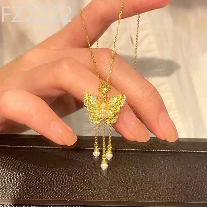 

Versatile Yousheng Dream Butterfly Necklace Women's 2024 New Niche Light Luxury Birthday Gift for Girlfriend