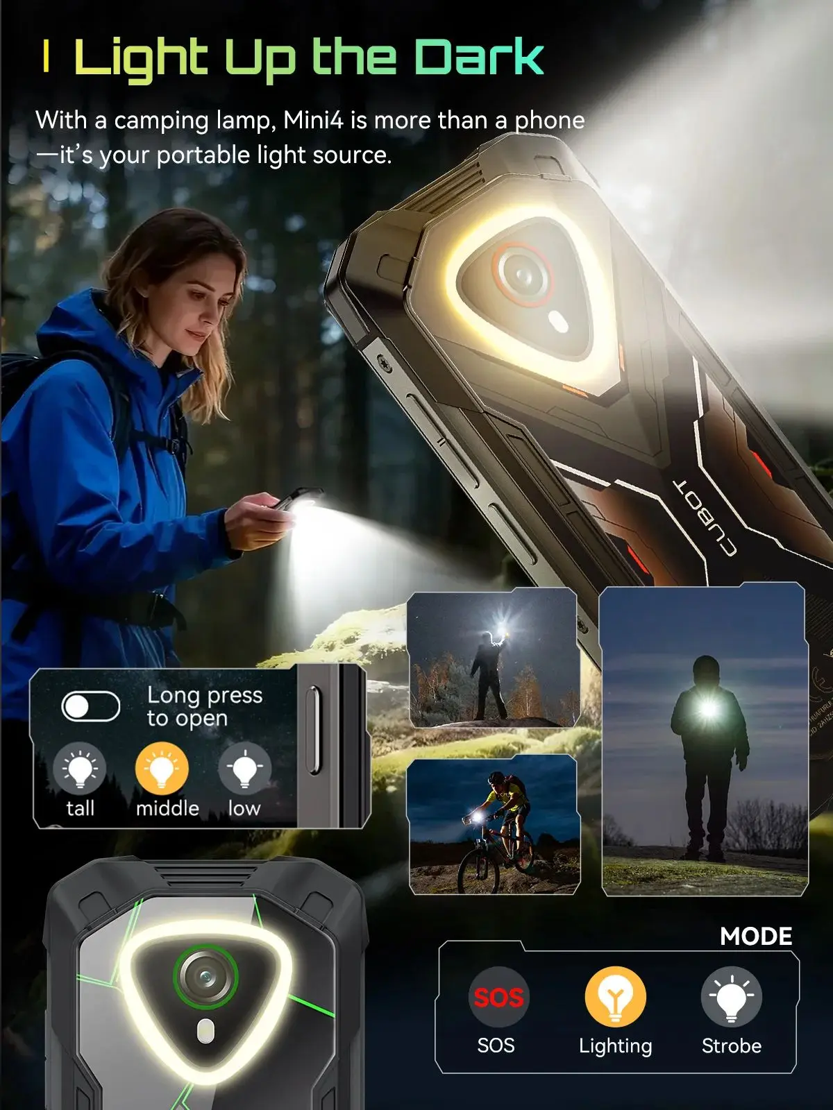 Cubot KingKong MINI 4 NFC Rugged Smartphone Android 15 Up to 20GB+ 