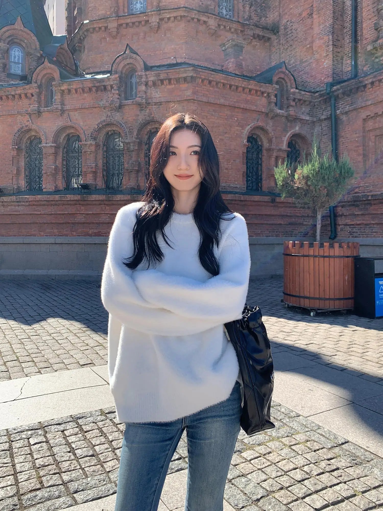 

Женский вязаный свитер Mulvan Casual с круглым вырезом, осенне-зимний, мягкий, свободный, с длинными рукавами, удобный, свободного кроя