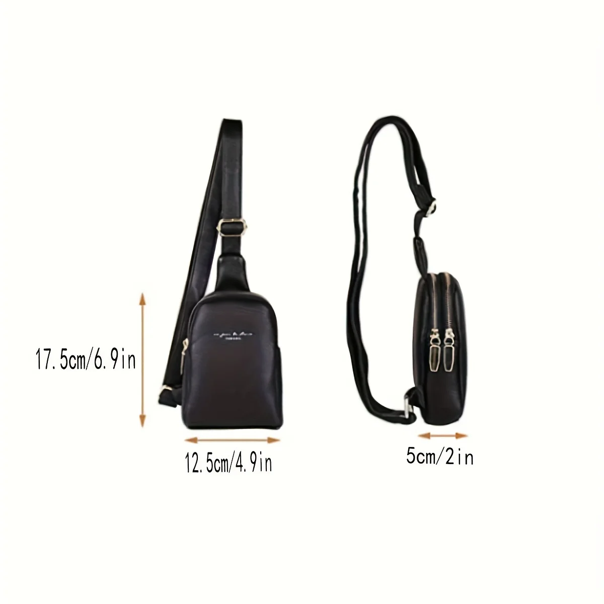 The new PU fashion lady bag sports cross-bag trend INS Lady Breast Bag One peace