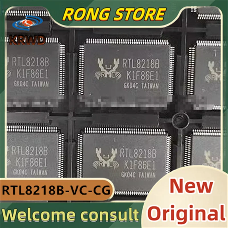 3PCS RTL8218B New and Original RTL8218B-VC-CG RTL8218  QFP128