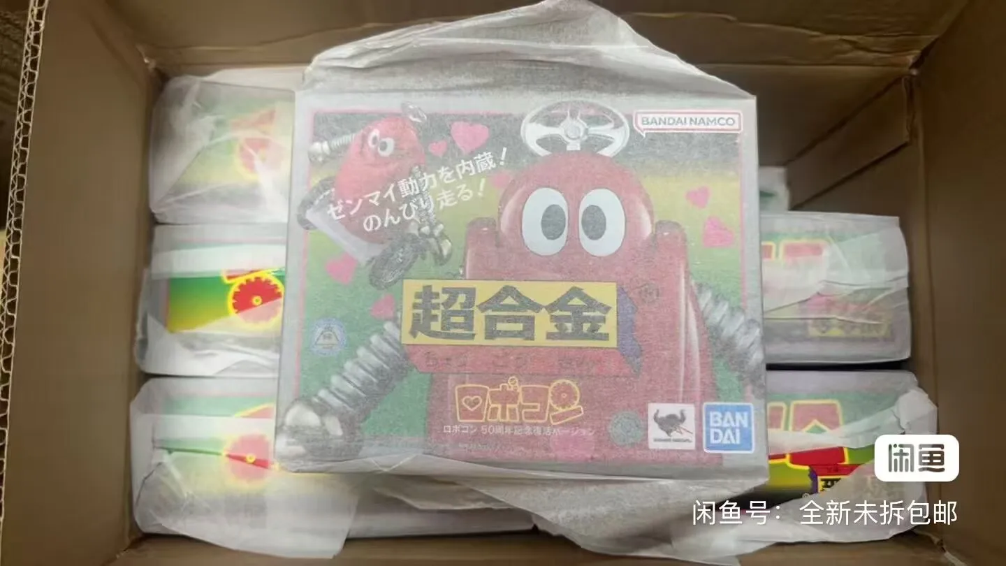 

В наличии оригинальная модель BANDAI Chogokin Ganbare! Robocon 12 см Robocon 50th Фигурка Аниме Фигурка Игрушки Подарки