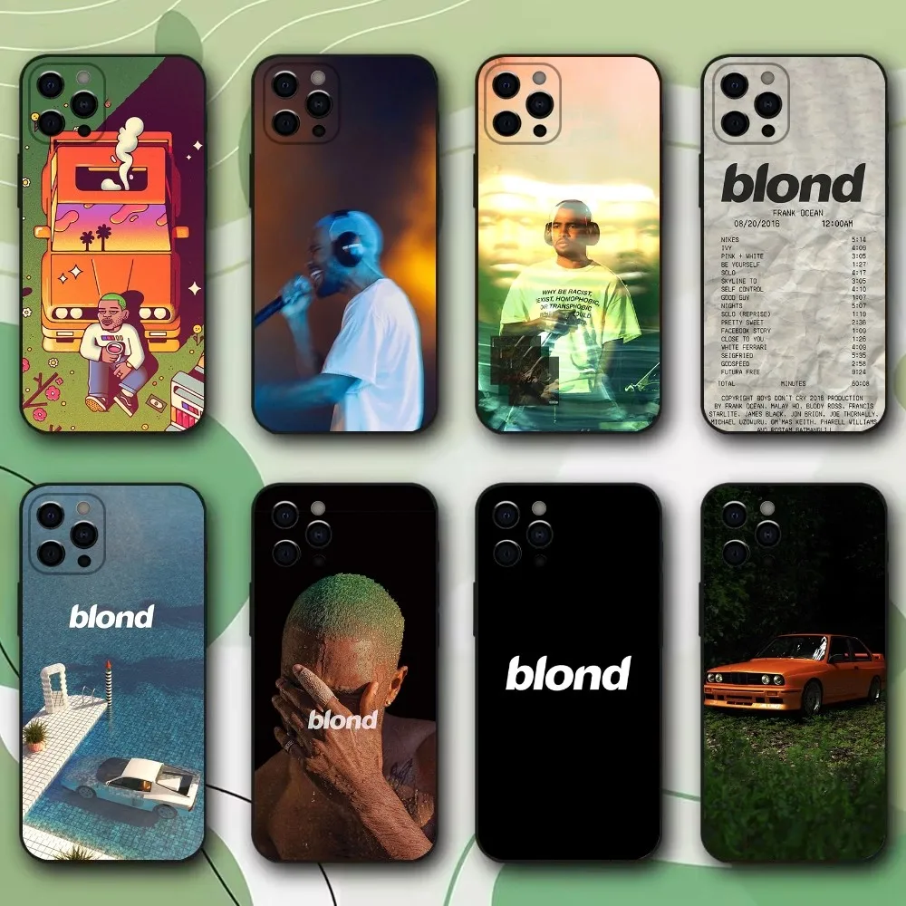 

Singer Frank Blonde Oceans Hot Phone Case For iPhone 16 15 14 13 12 11 Pro Max Mini X XS XR SE 7 8 Plus Shockproof Cover Fundas