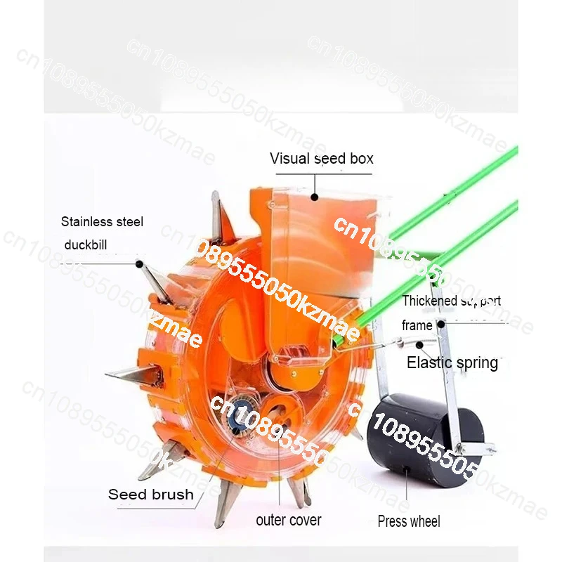 

Ручная сеялка, многоуровневая сеялка для арахиса, кукурузы, сои, экономичная прогулочная сеялка
