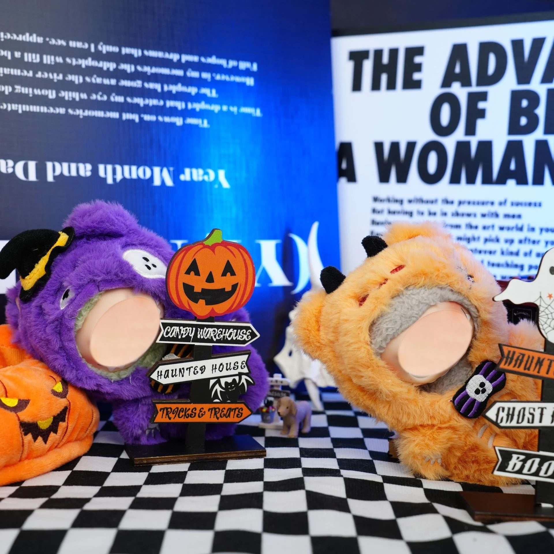 Vinyl blind box doll clothes, 17 cm doll clothes, Halloween dress-up, Sitting party Macaron series