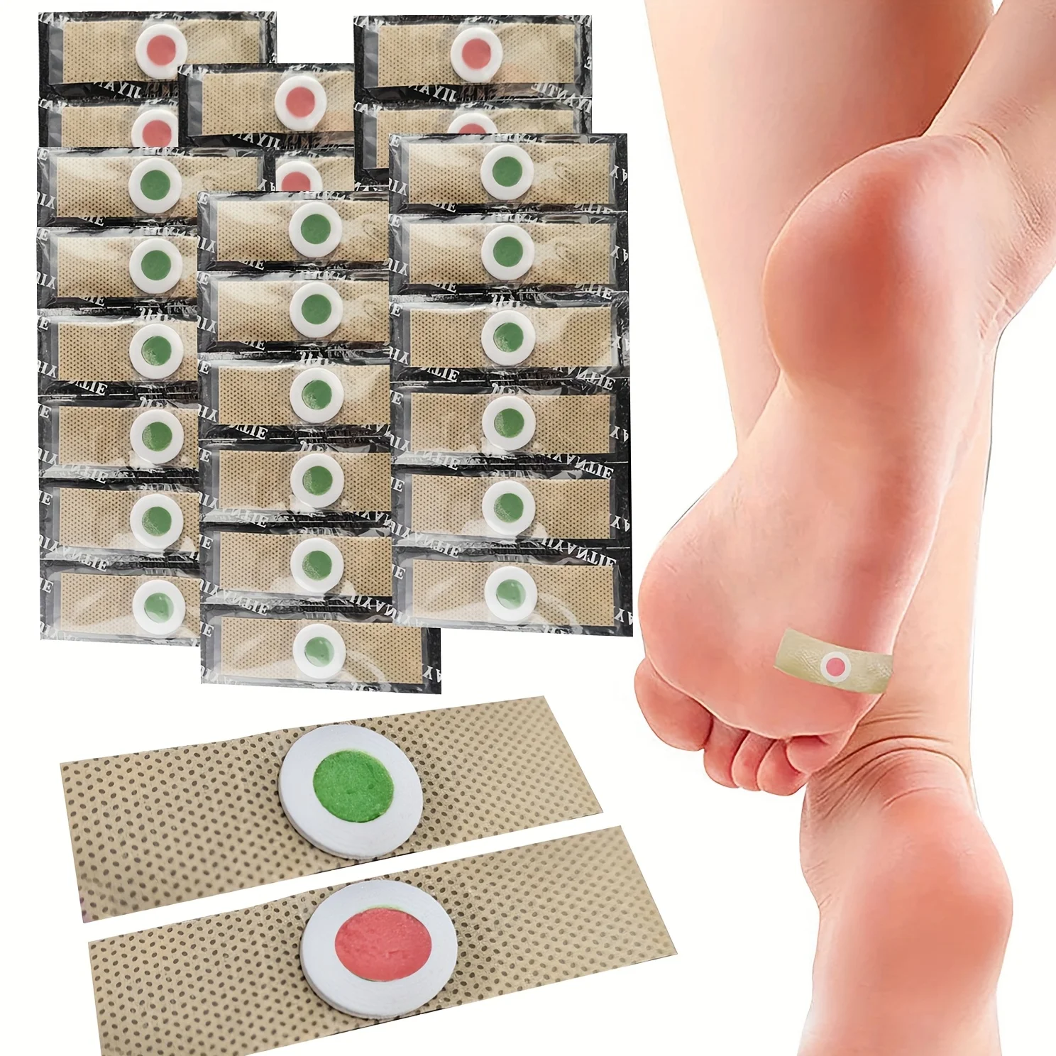 12 Stück Fußmaiskolbenentfernung Clavus Paster Maispads Fußpflegeprodukte – Detail 1