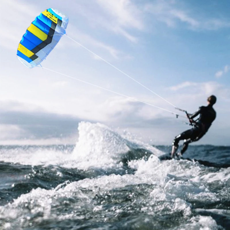 Linha dupla pipas para adultos brinquedos voadores crianças pipas ao ar livre corda vento pipas brinquedo esportes pipa voando grande pipa surf diversão