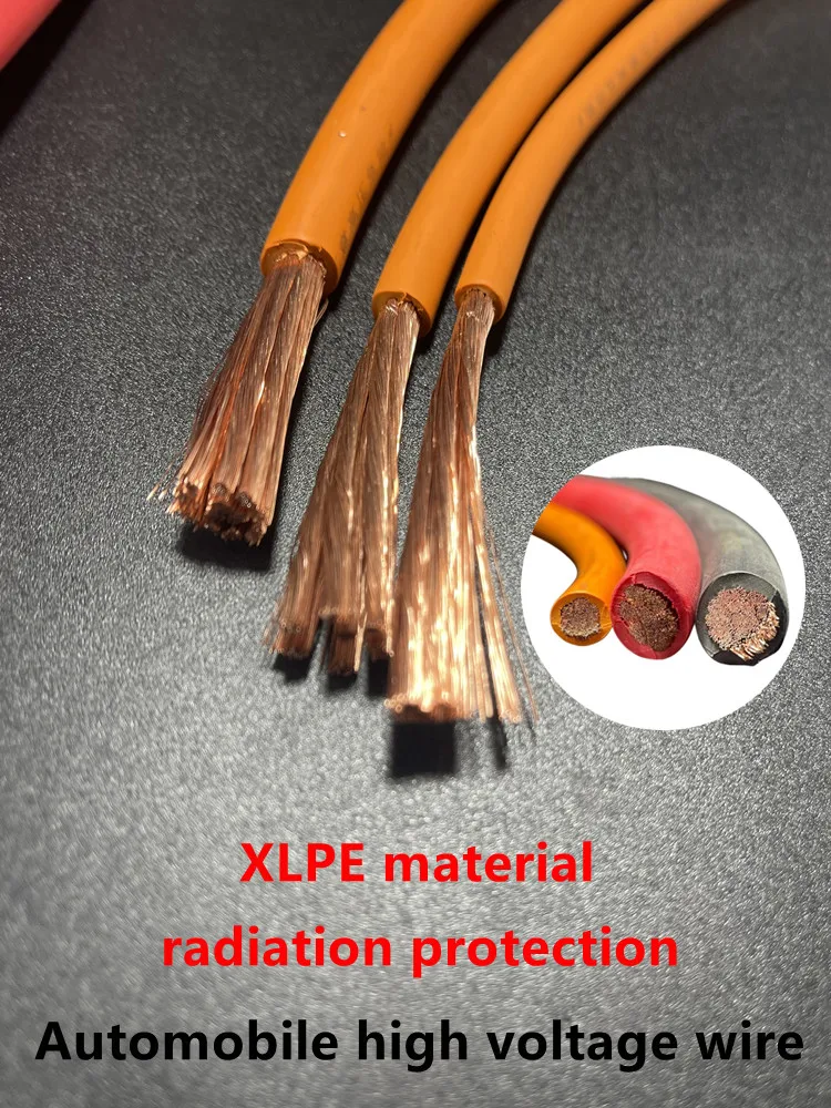 5M XLPE New Energy cable protezione dalle radiazioni 13 15 11 9 7 6 4 3AWG cavo di schermatura ad alta tensione per pile di ricarica per veicoli