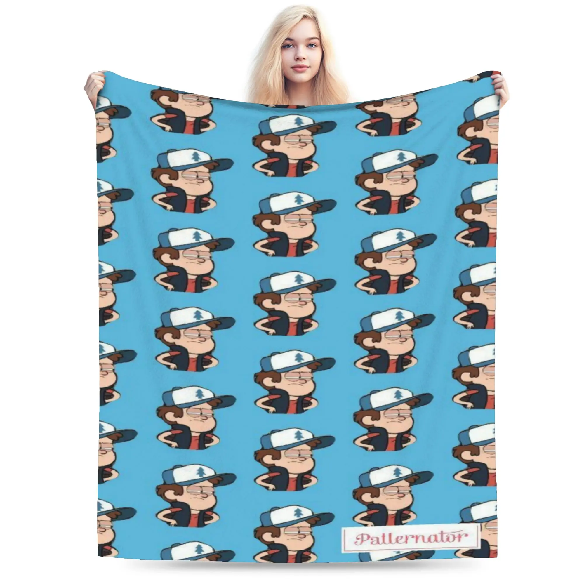 Gravitys Falls Printed Blanket For Men Women Super Soft Cozy  Throw Blankets for Couch 50x60 Inches Multi-size