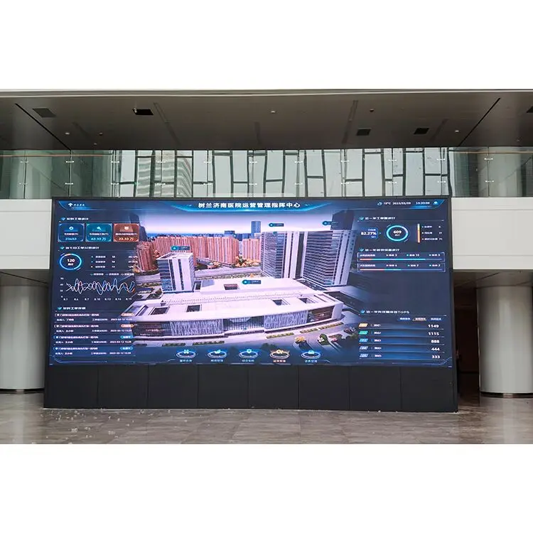 LED P0.93 P1.25 P1.56 P1.87 لوحة حائط الفيديو غرامة بكسل الملعب الثابتة COB شاشة عرض الإعلان الداخلي #5