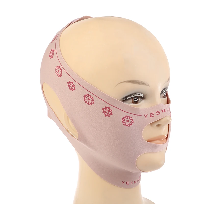 Gezicht Afslankende Bandage Riem Chin Up V Lijn Wanghals Vormende Riem Lift Masker Beeldhouwen Gezichtsmasker Riem Slaap Schoonheidsmassage