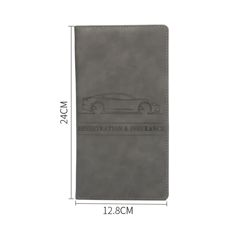 Car Registration Insurance Holder Leather Men Driving License Cover Auto Documents License Storage Bag Credit Card Holder