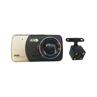 Car DVR 4Inch Dual Lens Car Camera DVR Camcorder Full HD 1080P Night Vision Dash Cam Parking Recorder Video Registrator