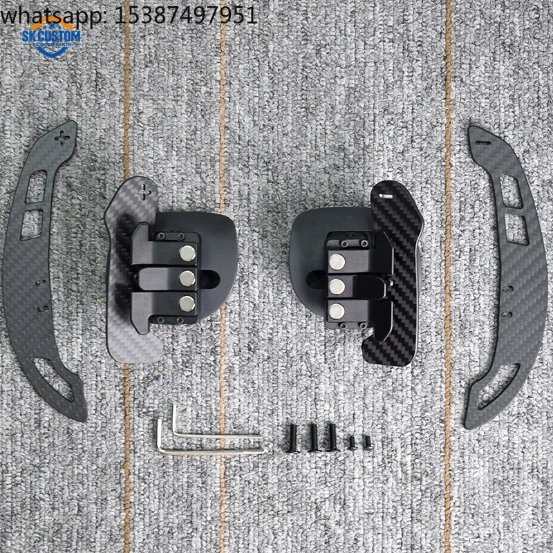 For Dodge Durango Charger Challenger SRT Magnetic Extension Carbon Fiber Paddle Shifters