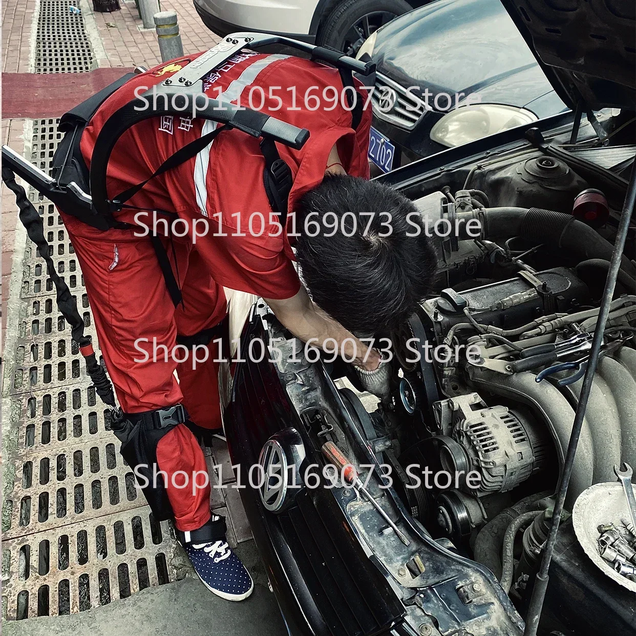 يمكن ارتداؤها رفع Exo البدلة العمل رجال الاطفاء التكتيكية روبوت العسكرية الصناعية الهيكل الخارجي دعوى الخصر دعم الكتف