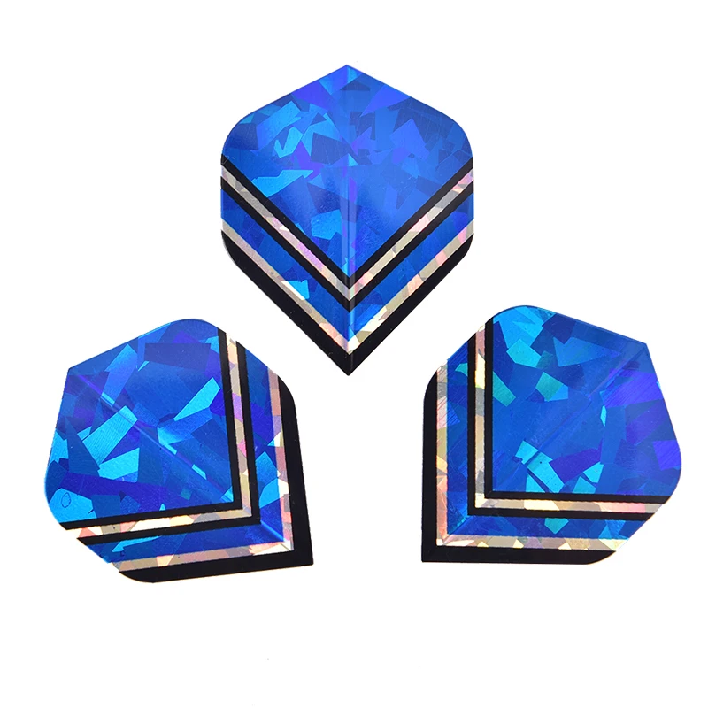 15/30pcs PVC Reflective Laser Dart Wing Set Darts Flights Nice Dart Flights Set