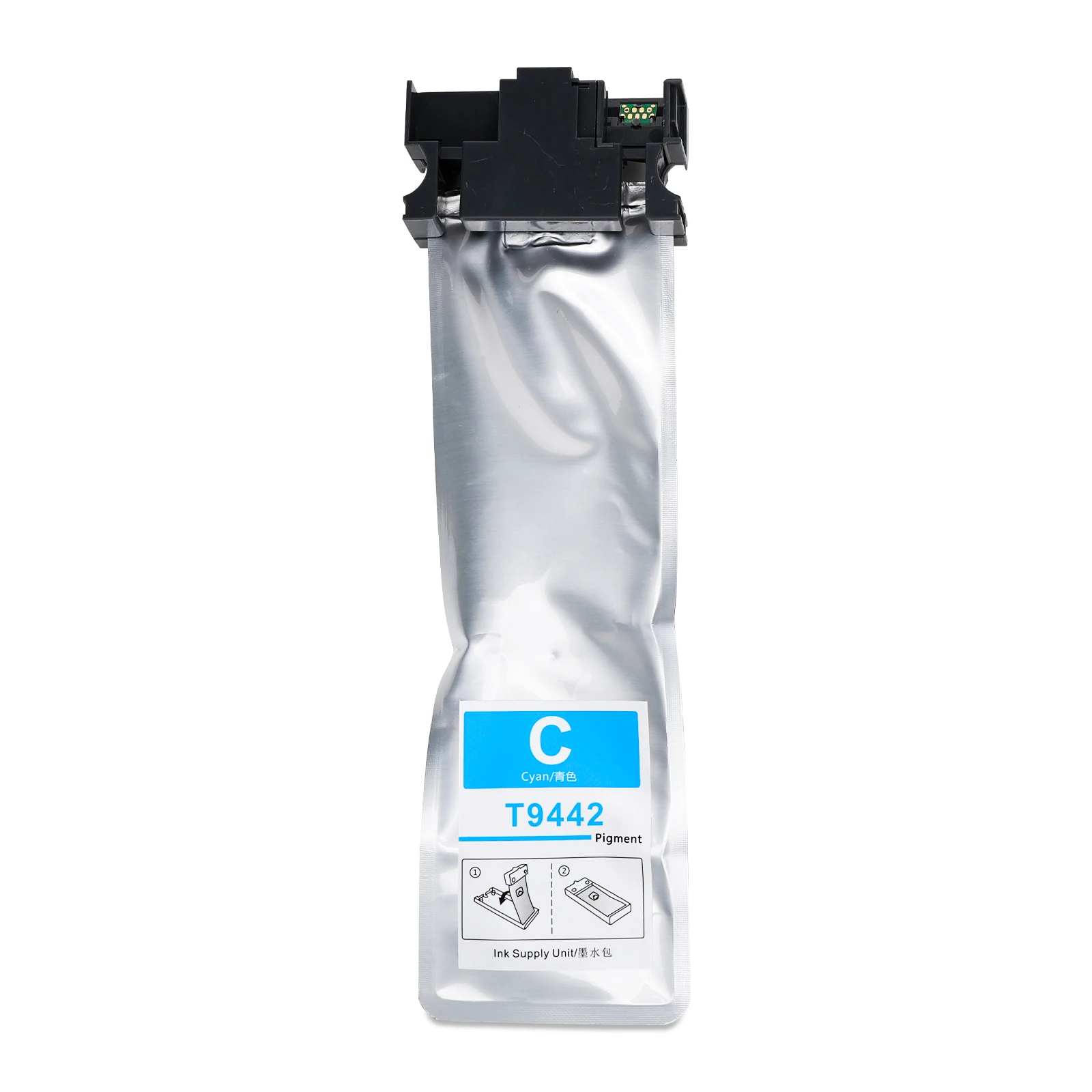 T9441-T9444 Bag Ink With Pigment Ink With One Time Use Chip for Epson WorkForce Pro WF-C5210 C5290 C5710 C5790 Printer Ink