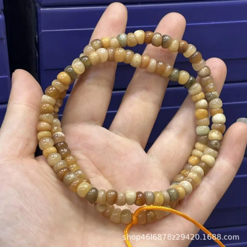 

Новинка - Буддийский браслет Ridge Bodhi из 108 бусин, имитирующих нефрит