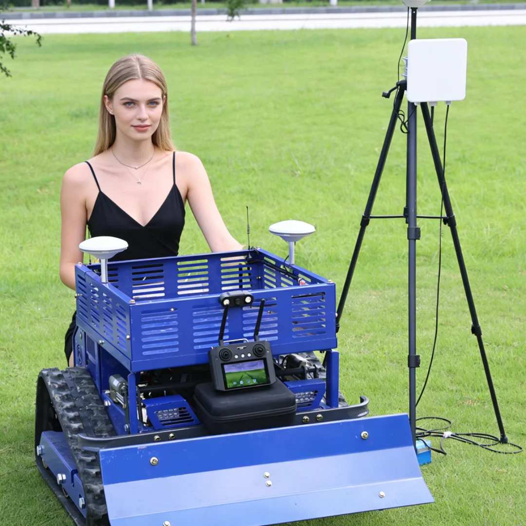 Customized lawn mower remote control multifunctional machine with wide applicability for all terrain operation