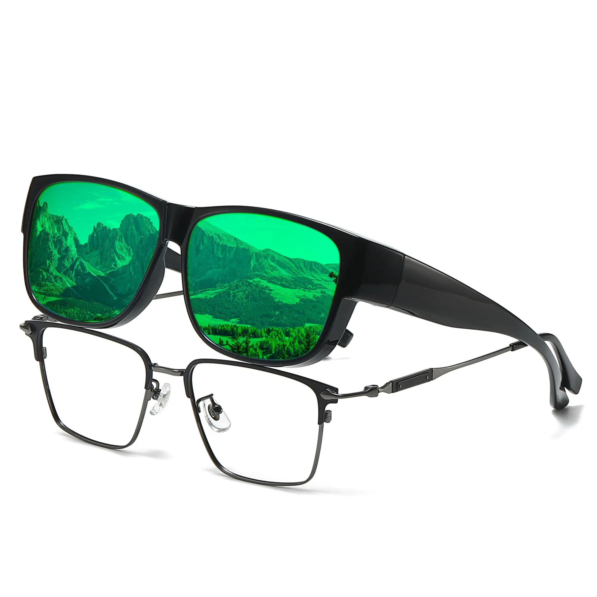 

Lvioe Sunglasses with Cat Eye Frame, Women's Fashion Sunglasses, UV400 Protection, Large 3088