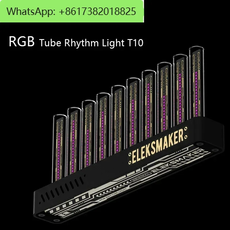 RGB Tube Rhythm Light Pickup Level Audio Music Spectrum Decor QuasiGlow Tube Boyfriend Gift Sound Atmosphere LED T10
