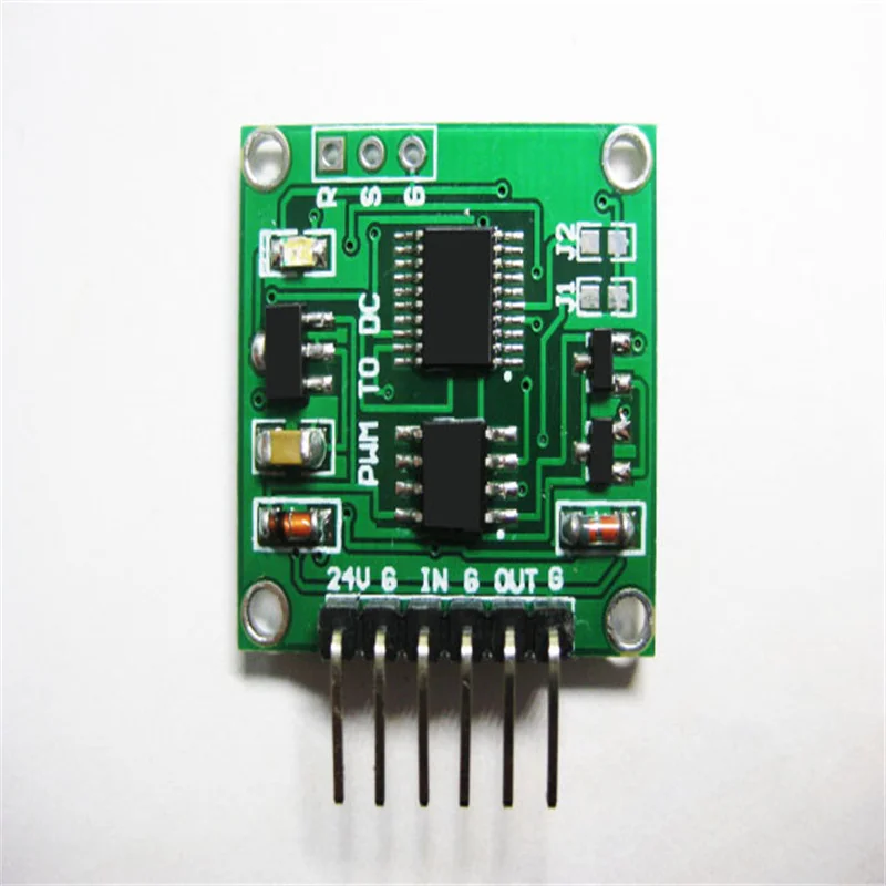 PWM ไปยังแรงดันไฟฟ้า PWM ถึง0-5V 0-10V ความถี่ต่ำ5 ~ 500Hz โมดูลเครื่องส่งสัญญาณการแปลงเชิงเส้น