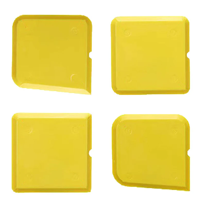 4PCS Caulking Tool Kit Silicone Joint Sealant Spreader Spatula Scraper Edge Repair Tools Floor Tile Edges Cleaner