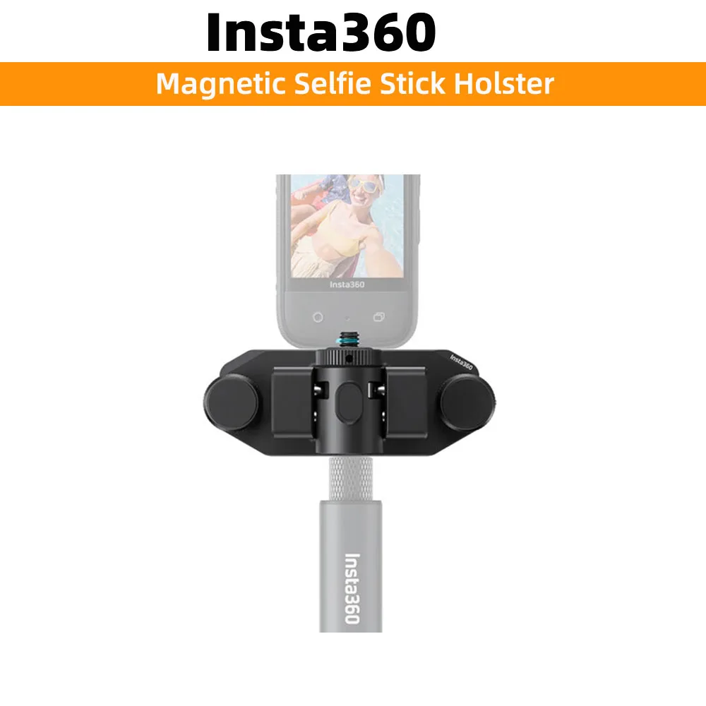 Original Insta360 Magnetic Selfie Stick Holster - Suitable for different scenarios such as hiking and diving