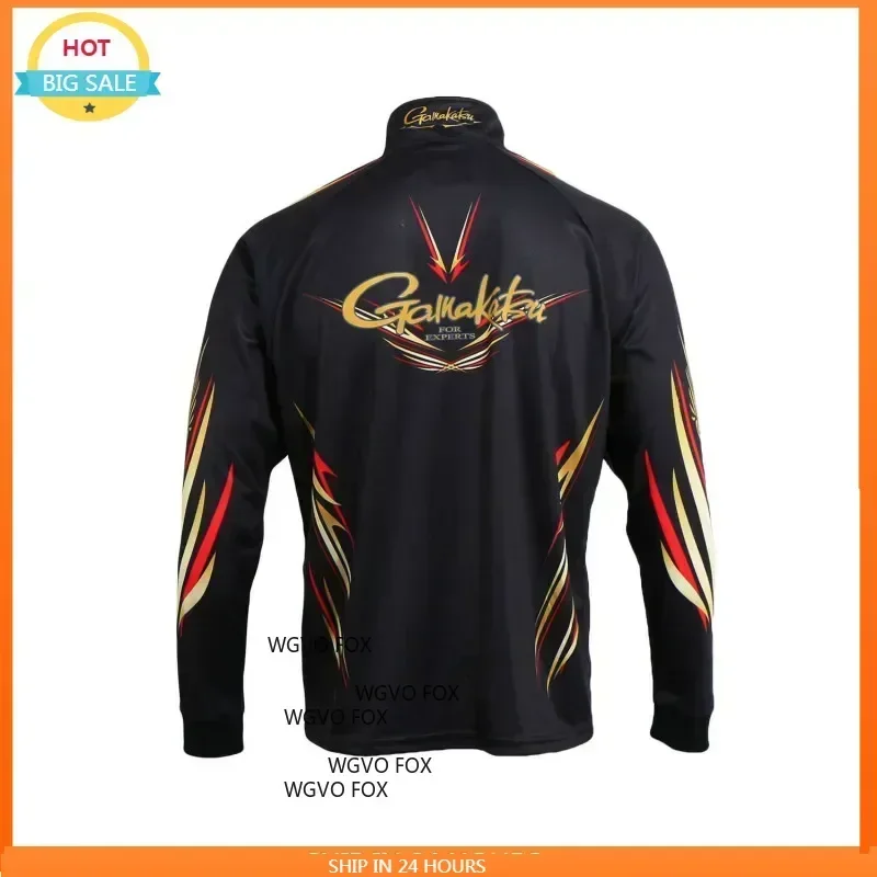 2026 Summer New Clothing Long Sleeve Quick Dry Fishing Clothing Anti-UV Sunscreen Fishing Vests Camisas AK002