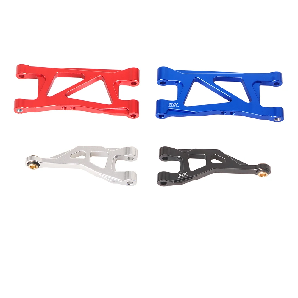 KYX Racing Aluminum Rear Suspension Arm Set Upgrades Parts Accessories for 1/14 RC Crawler Car ARRMA Mojave Grom