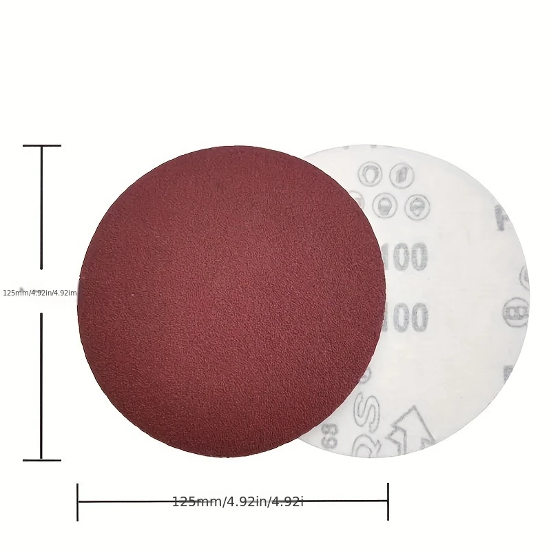 20Pcs Sheet 5 Inch Premium Sandpaper Set - 60 to 1000 Grain Size for High Efficiency Polishing of Metals, Wood and Non-Metals