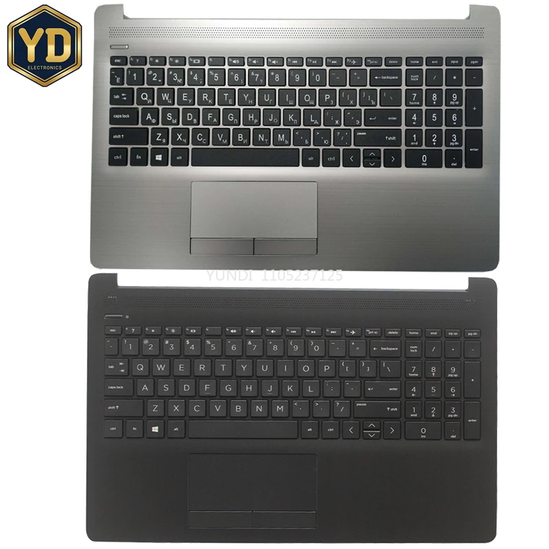 

YD For HP 15-DA 15-DB 15T-DA 15T-DB 250 255 G7 TPN-C135 TPN-C136 Russian/US/UK/French/Spanish/Latin laptop keyboard palmrest upp
