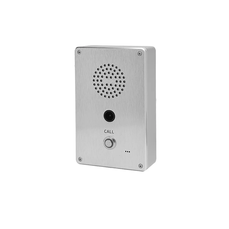 Outdoor PoE Network Intercom With 1080P Camera Industrial Intercom Module Emergency Phone For Highway Park-VoIP Video IP Speaker
