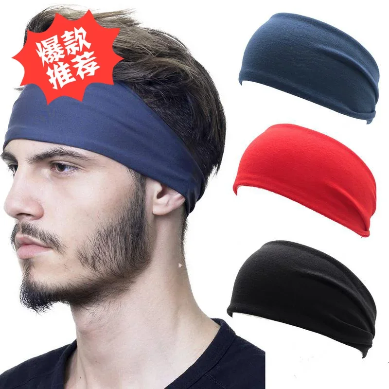 

Unisex Summer Headband Absorbent Cycling Yoga Sweat Sport Men Sweatband Yoga Hair Bands Head Sweat Band Sports Women Safety Band