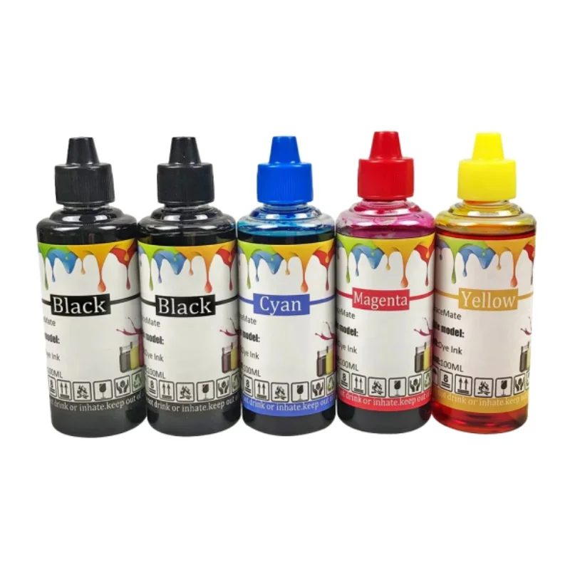 100 ミリリットルインク黒色 HP 650 インク詰め替えキット Deskjet In Advantage 2640 シリーズ 2645 2646 2648 プリンタと互換性あり