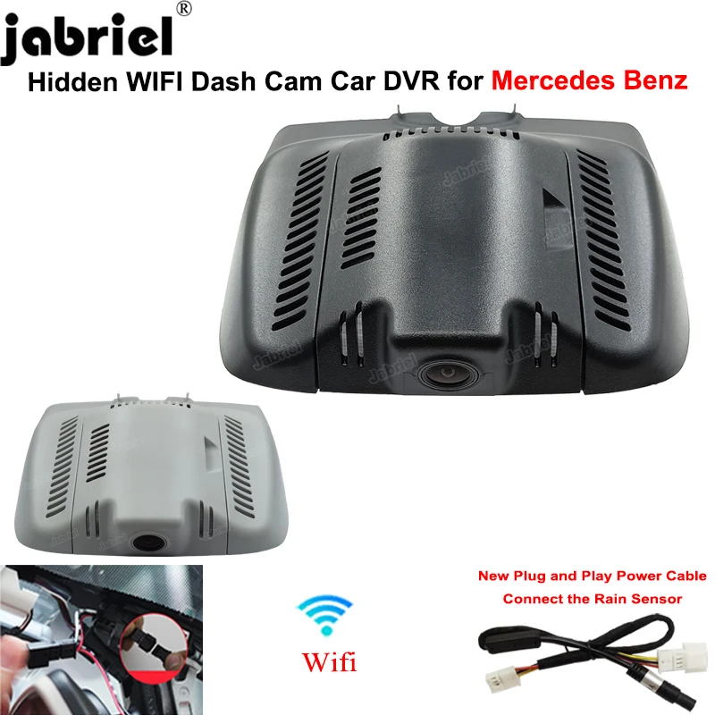 Jabriel Dashcam 1K Wifi Dash Cam for Mercedes Benz GLK x204 for Mercedes glk 250 280 300 350 200d 220d 250d 320d 350d 2008-2021